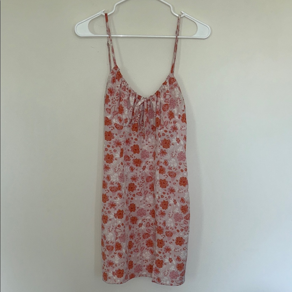 Pink and Orange Sundress